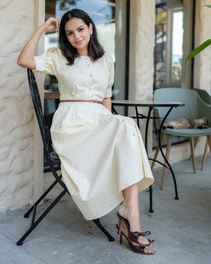 Whipped Cream Dress- Polka Dots