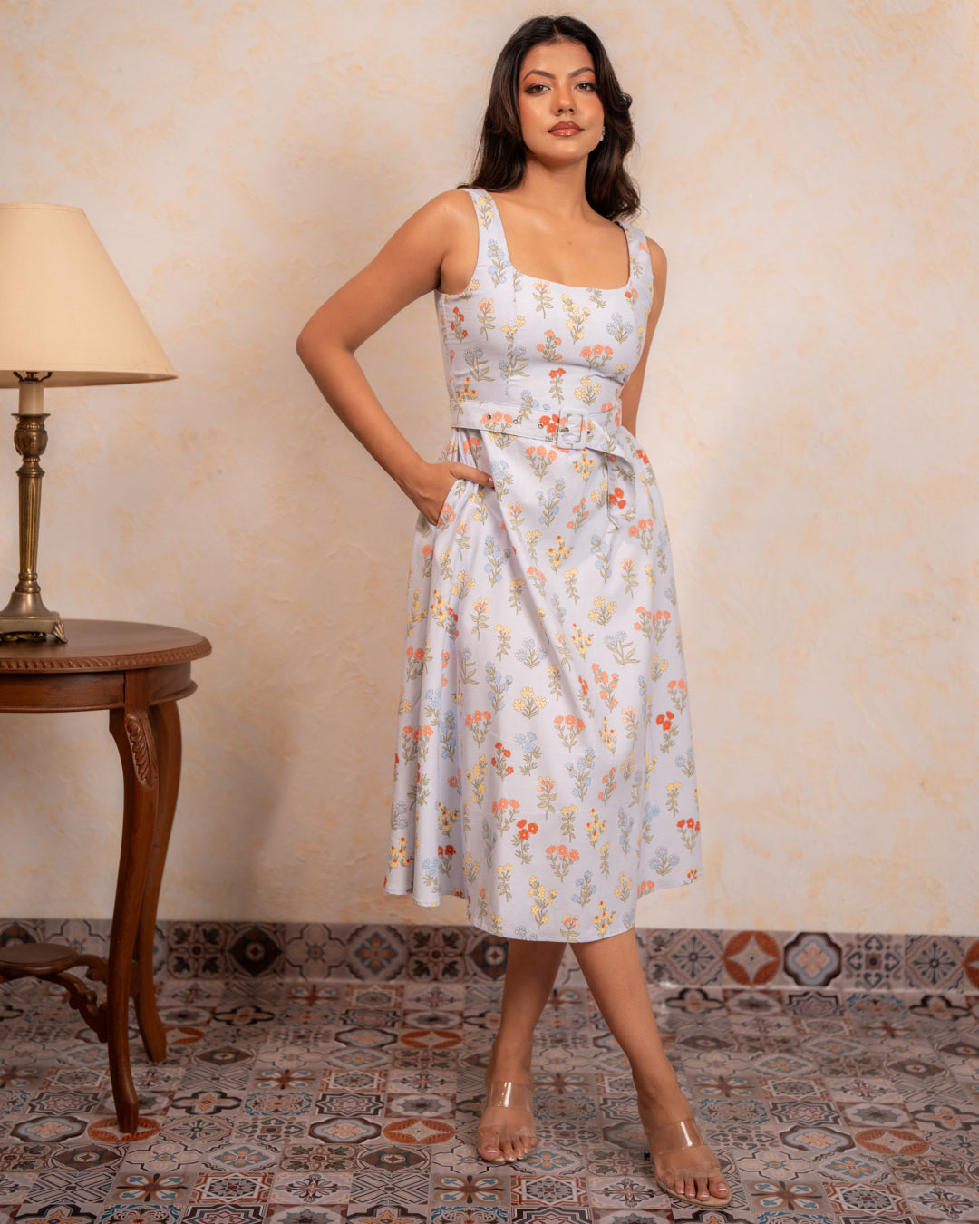 Blue Bloom Dress