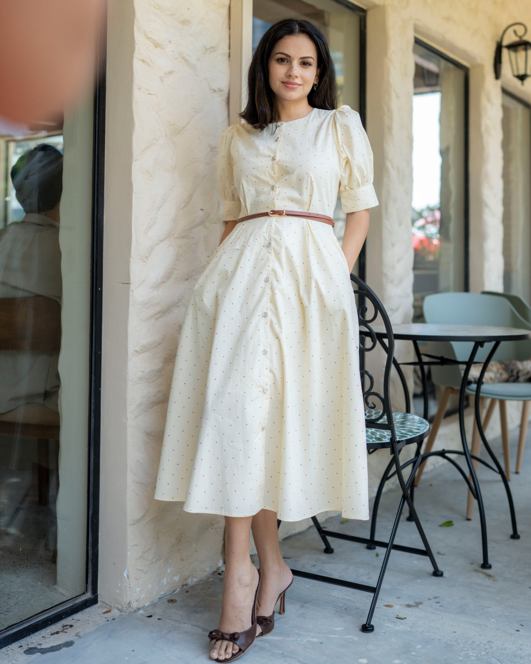 Whipped Cream Dress- Polka Dots