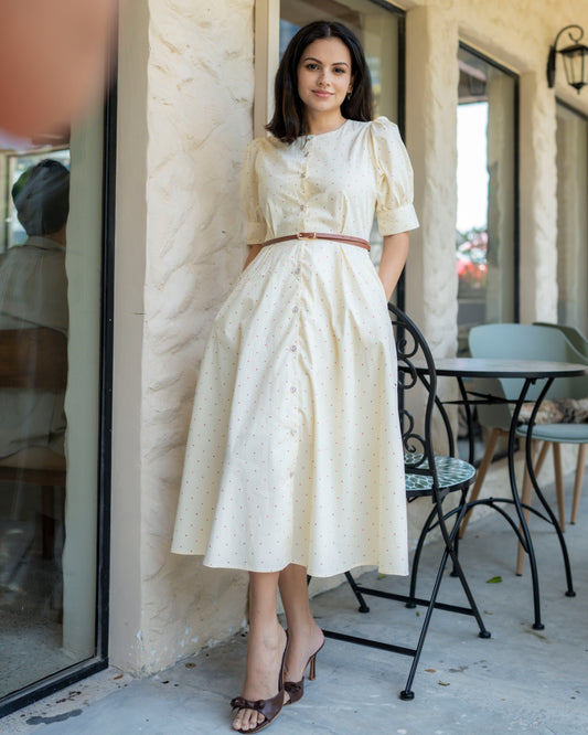 Whipped Cream Dress- Polka Dots
