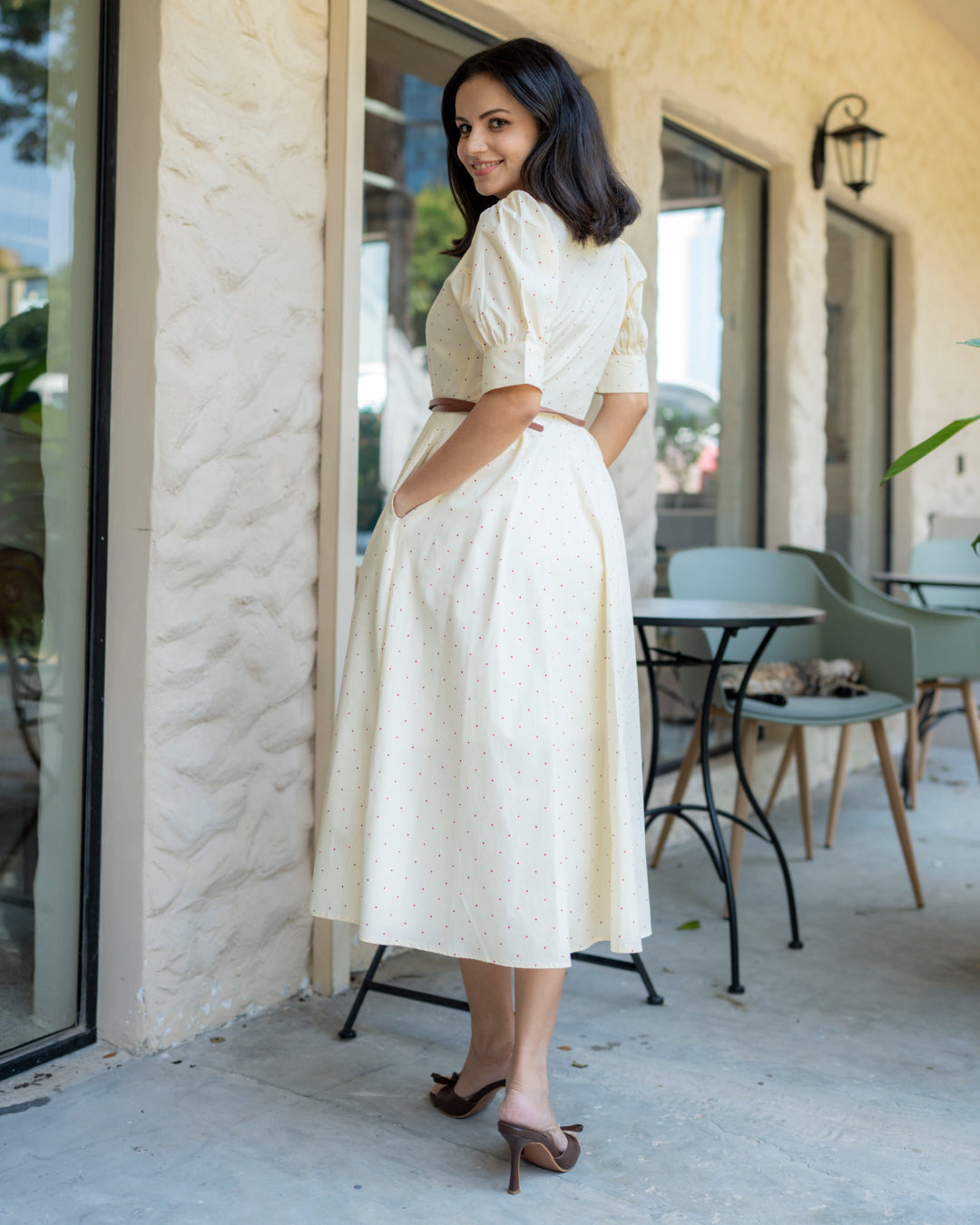 Whipped Cream Dress- Polka Dots