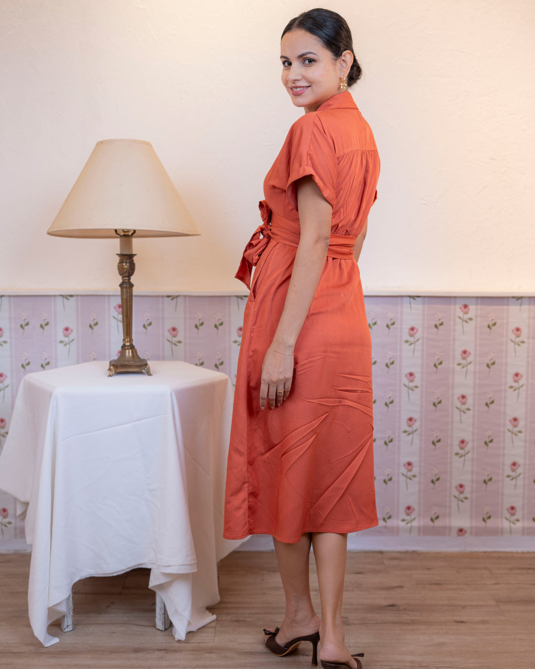 Emma Dress - In Orange