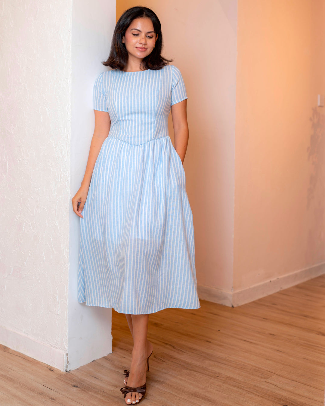 Celina Dress – Striped Edition