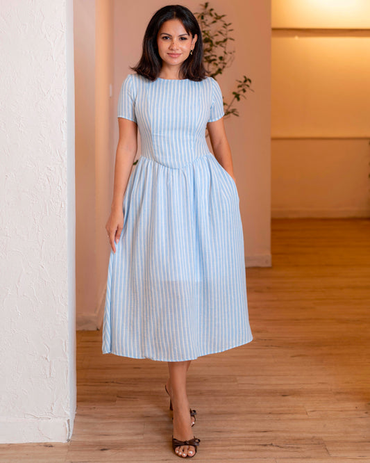 Celina Dress – Striped Edition