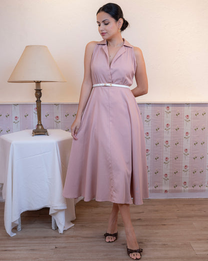 Aurella Dress - Blush Pink