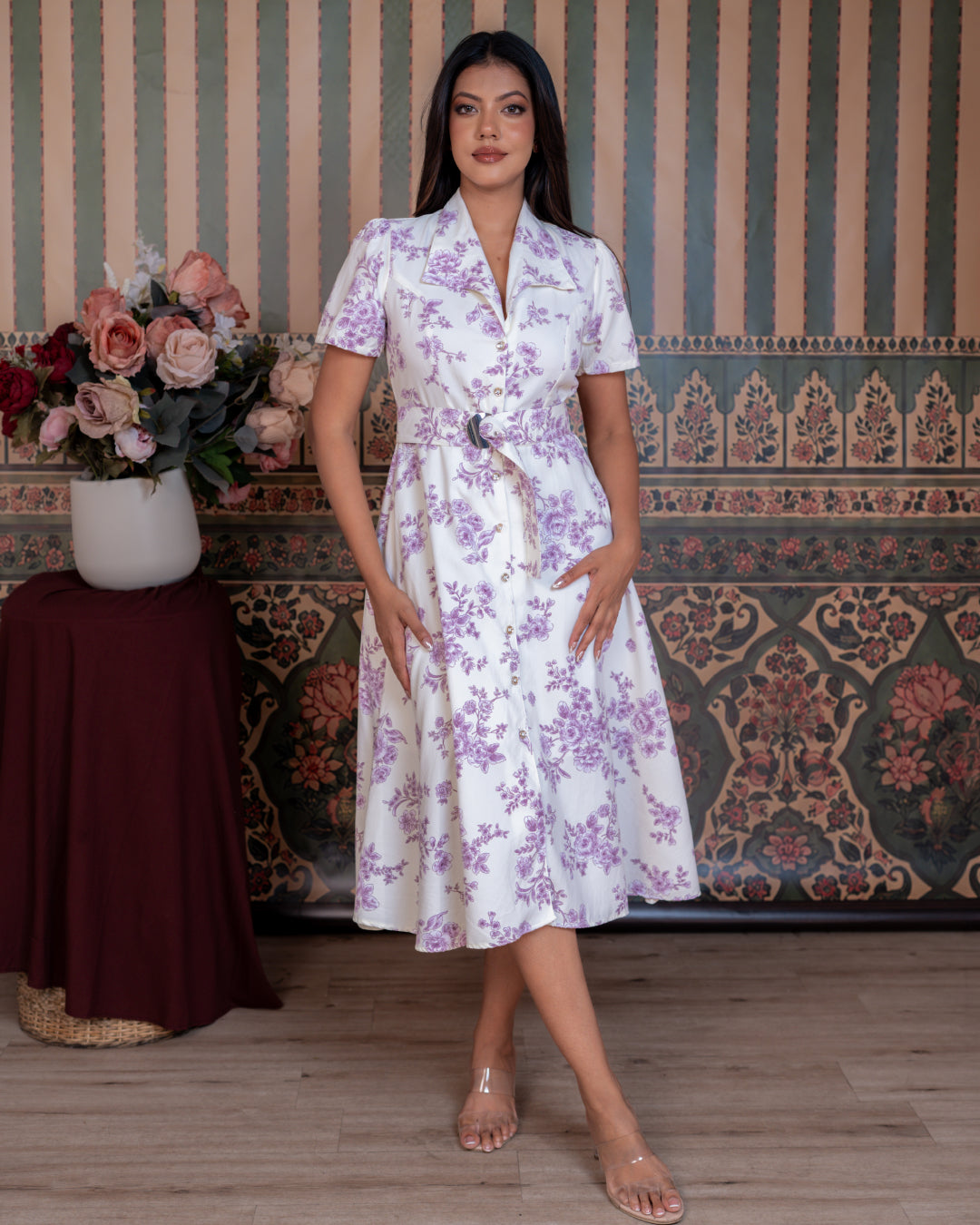 Lavender Garden Dress