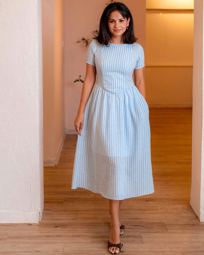 Celina Dress – Striped Edition