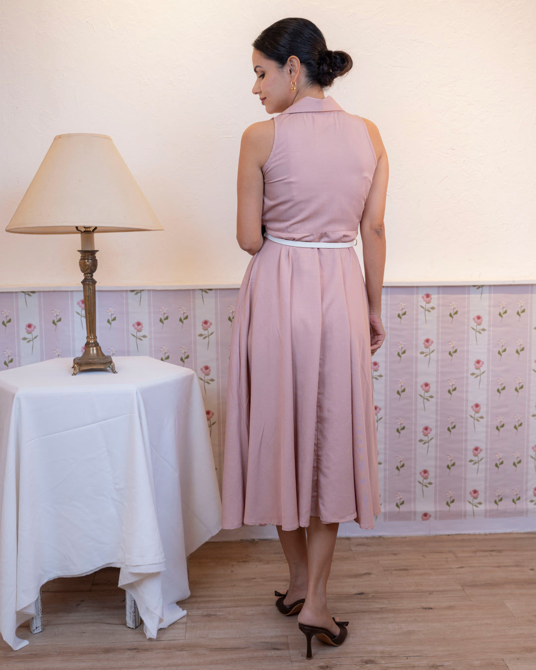 Aurella Dress - Blush Pink