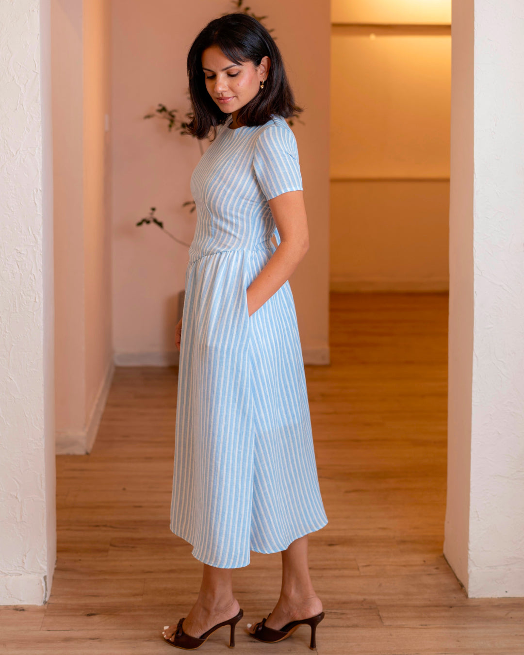 Celina Dress – Striped Edition