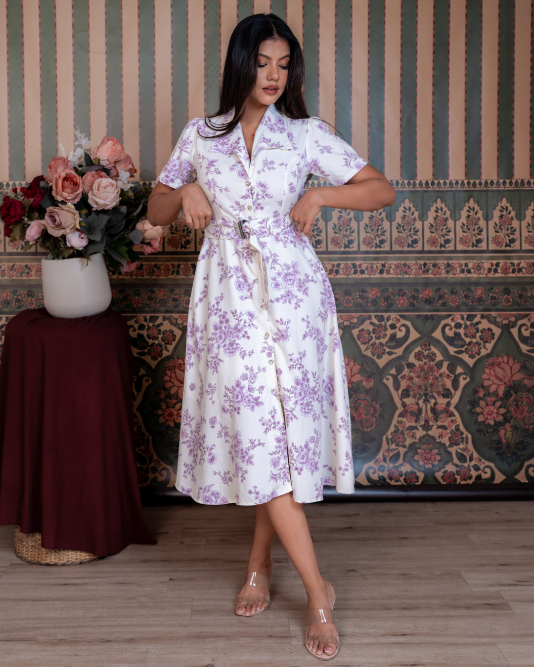 Lavender Garden Dress