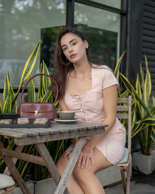 Amélie Dress – Blush Pink