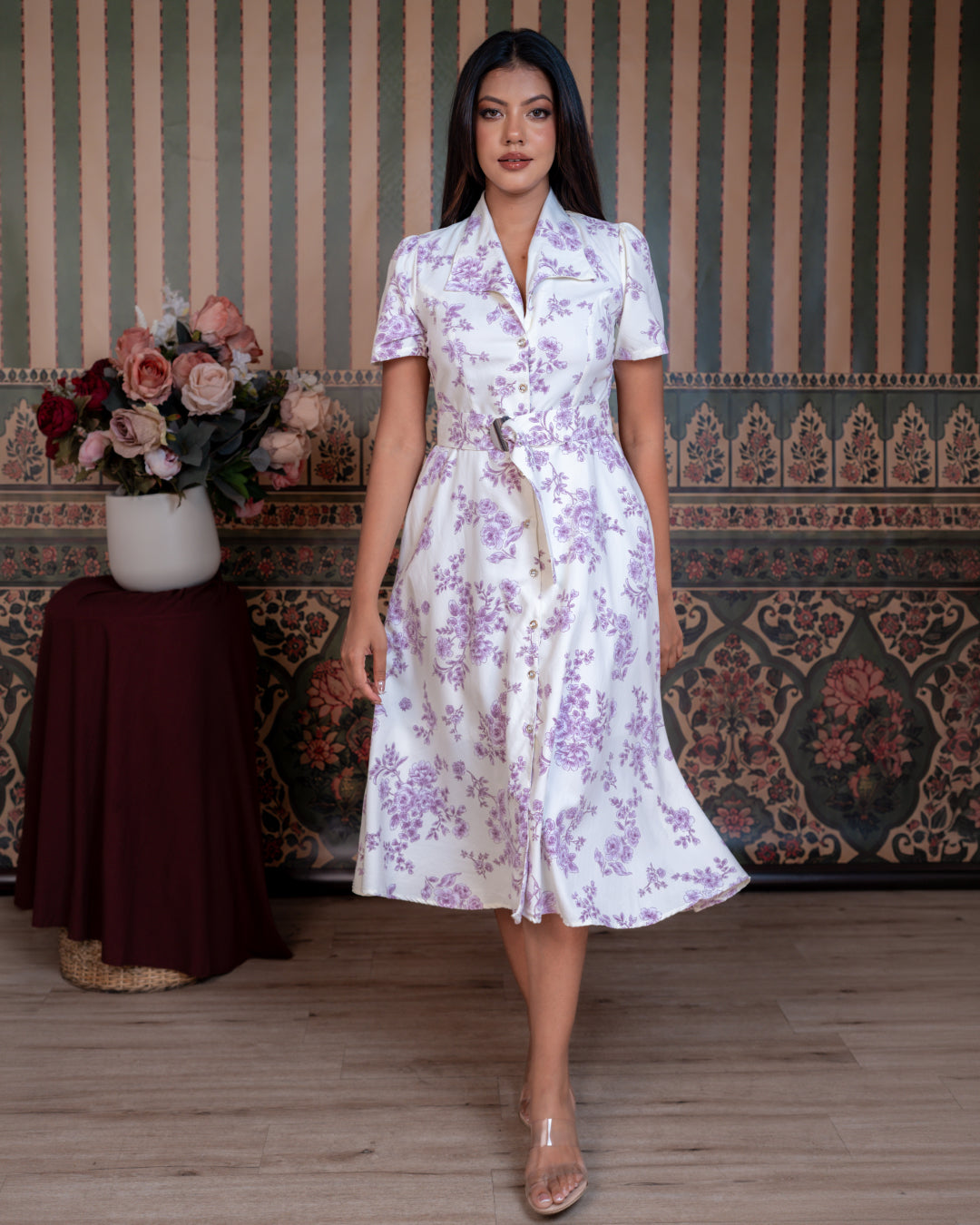 Lavender Garden Dress