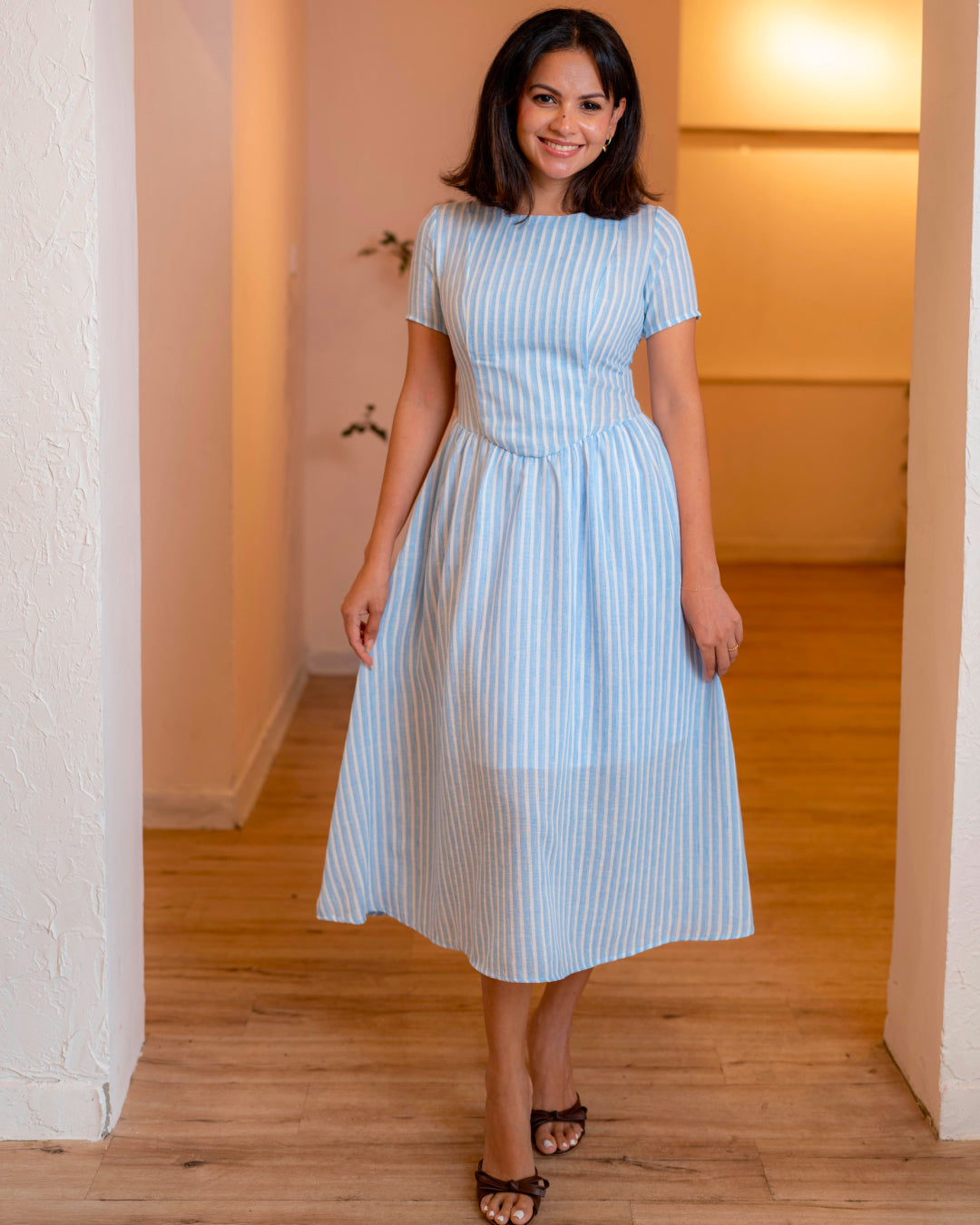 Celina Dress – Striped Edition