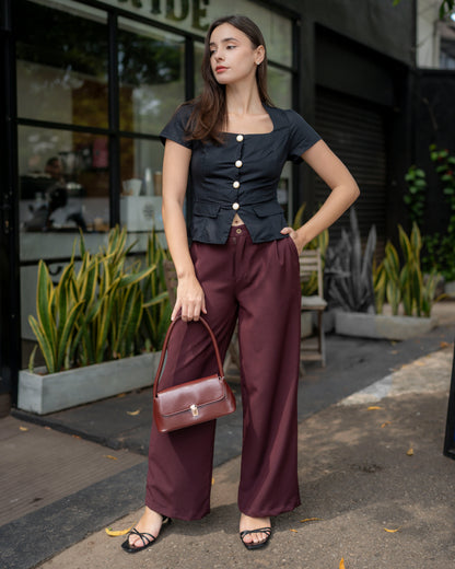 Signature Peplum Top