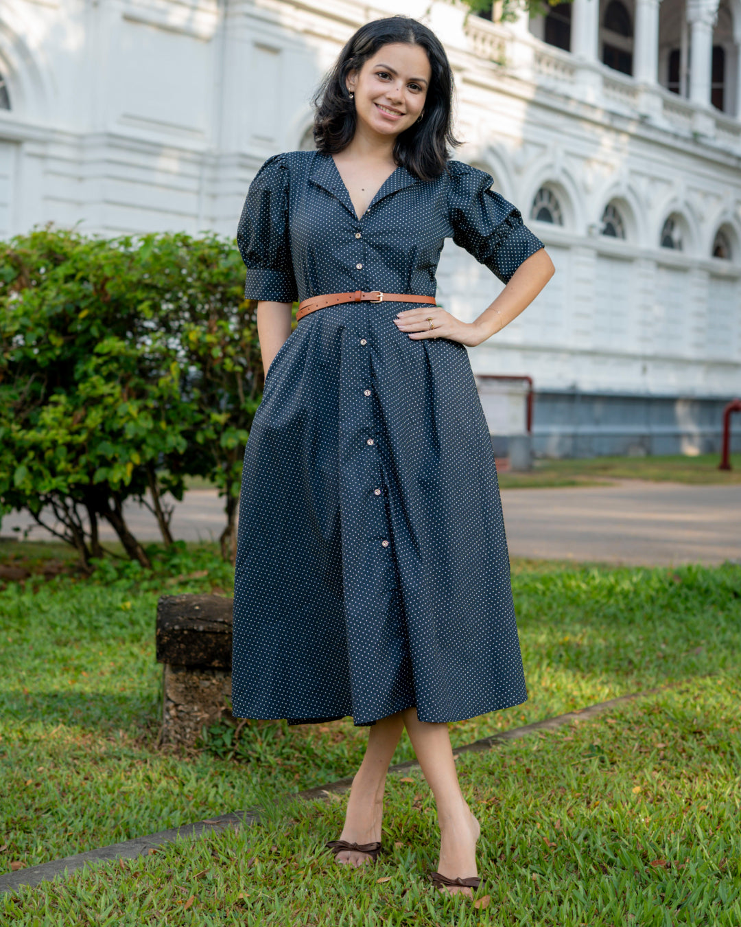 Whipped Cream Dress- Polka Dots