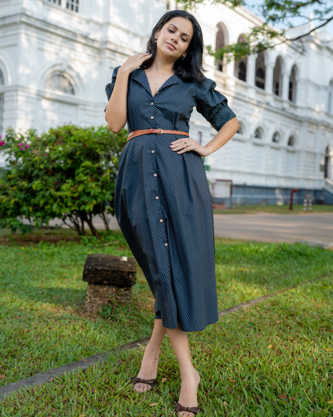 Whipped Cream Dress- Polka Dots