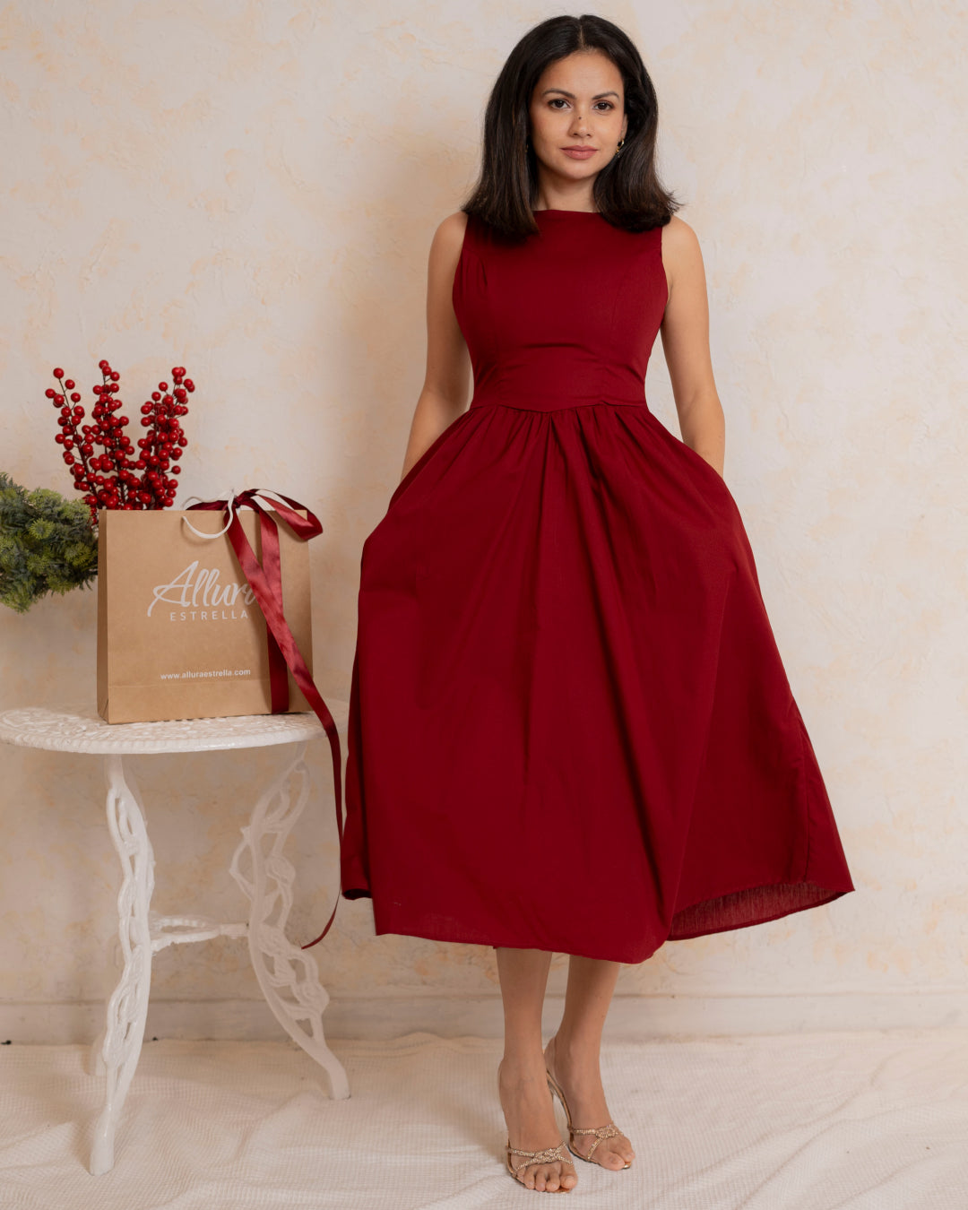 Deep Rose Amora Dress