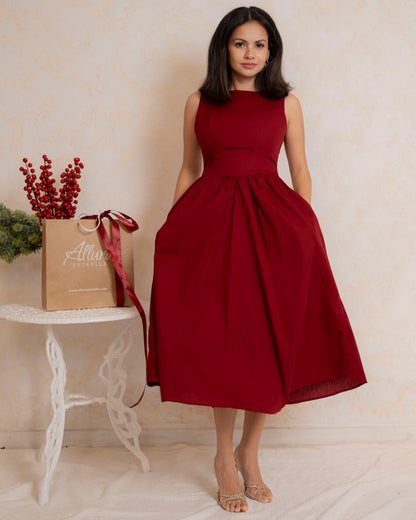 Deep Rose Amora Dress