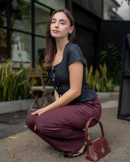 Signature Peplum Top