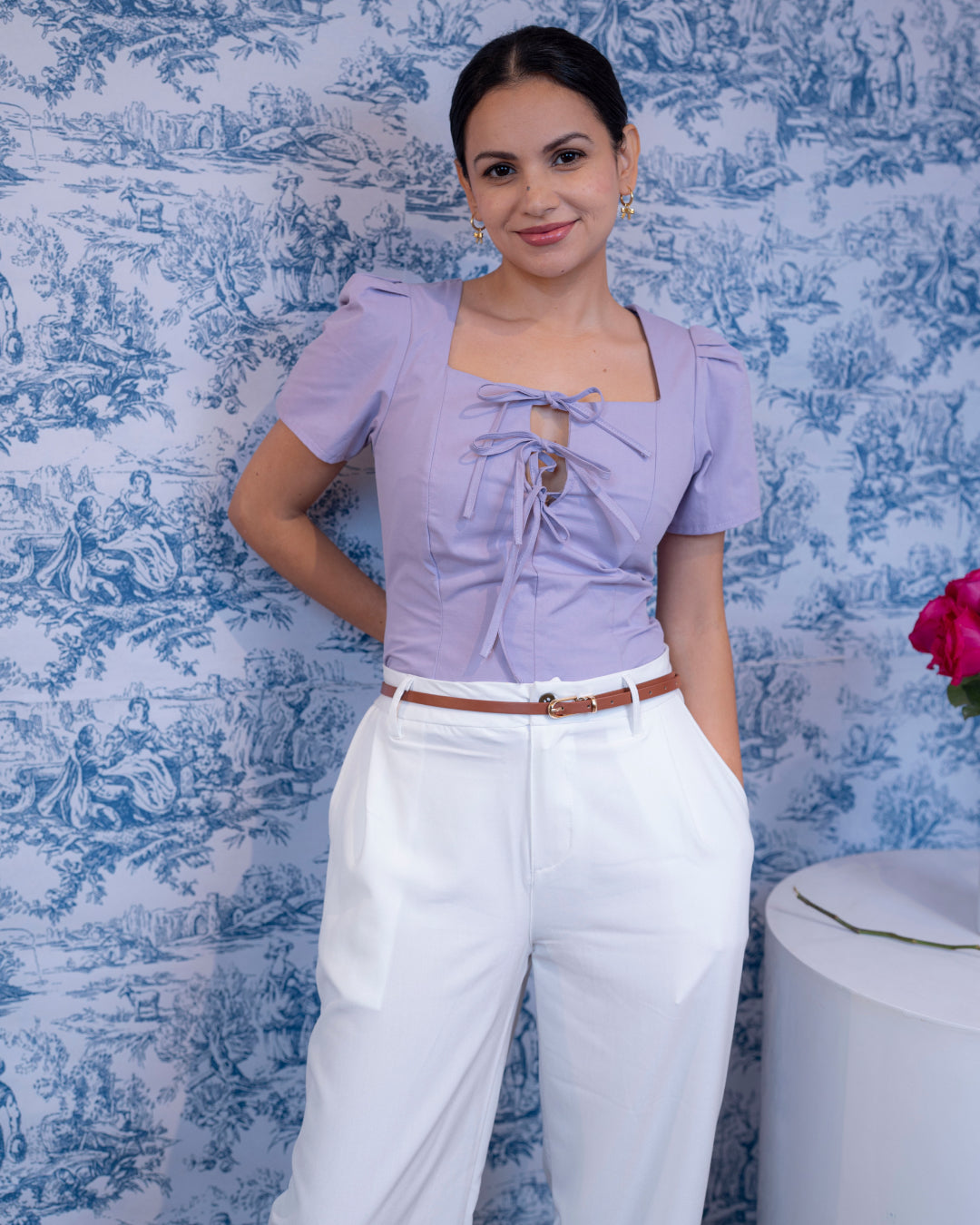 Celeste Pant - White (Will be available in-store on 17th)