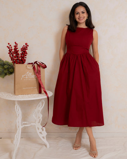 Deep Rose Amora Dress