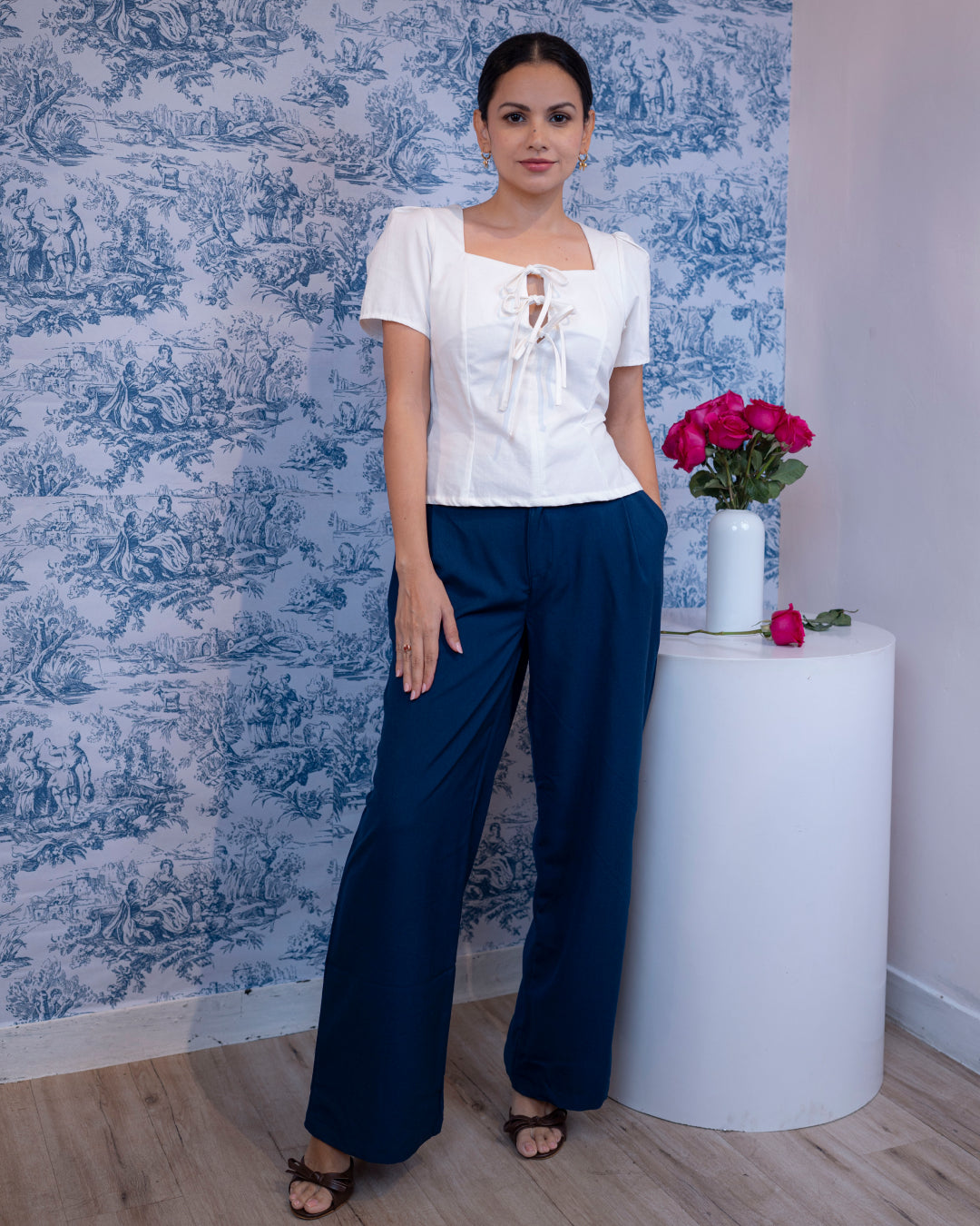 Celeste Pant - Navy Blue (Will be available in-store on 17th