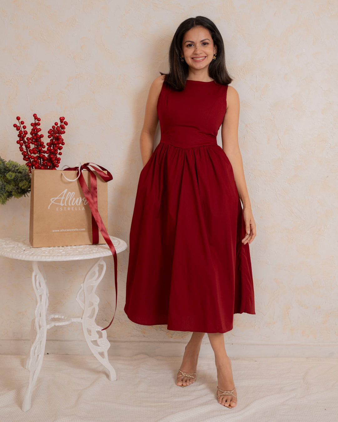 Deep Rose Amora Dress