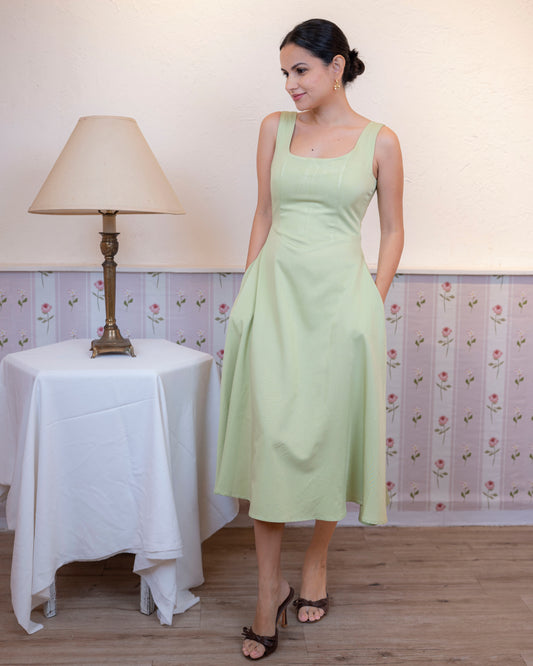 Pistachio Bell Dress