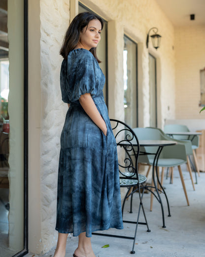 Celeste Dress - Navy