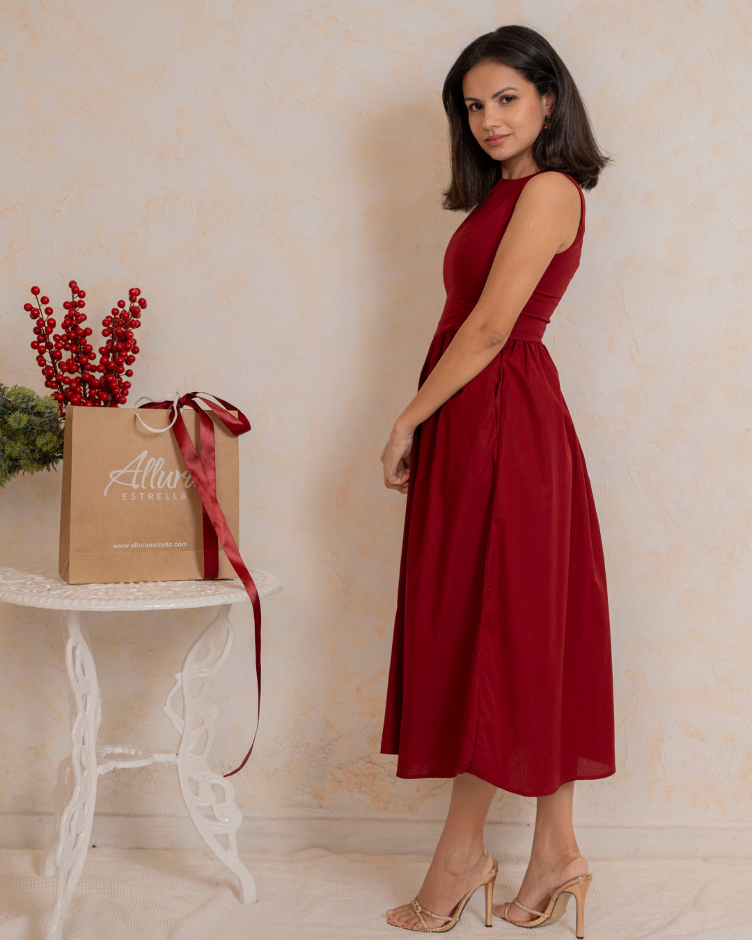 Deep Rose Amora Dress