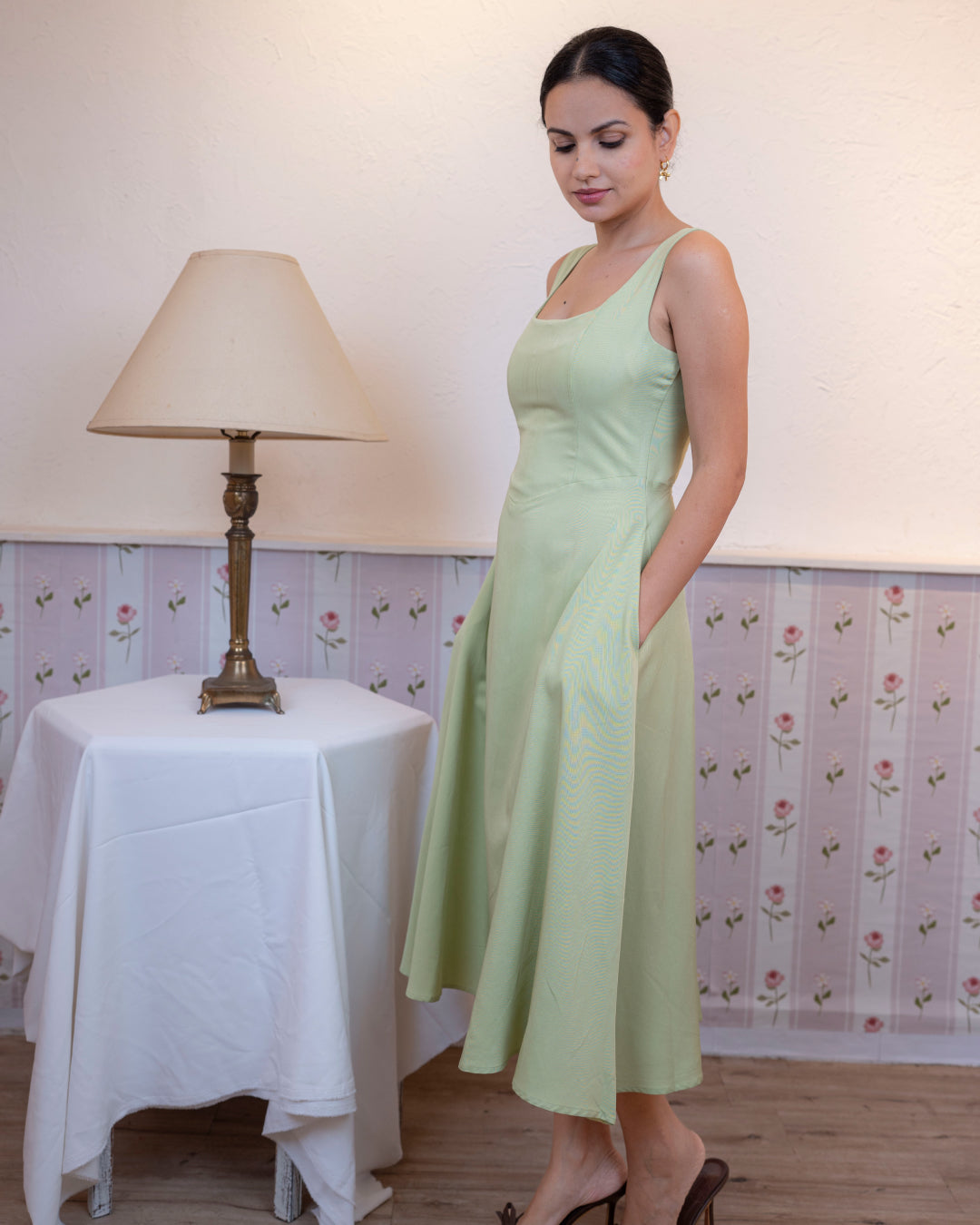 Pistachio Bell Dress