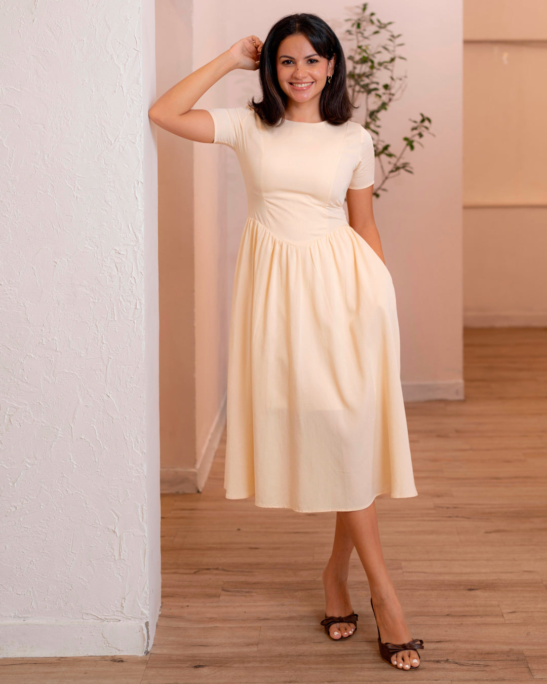 Celina Dress - Off White