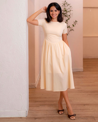 Celina Dress - Off White