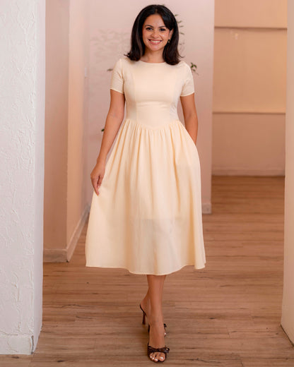 Celina Dress - Off White
