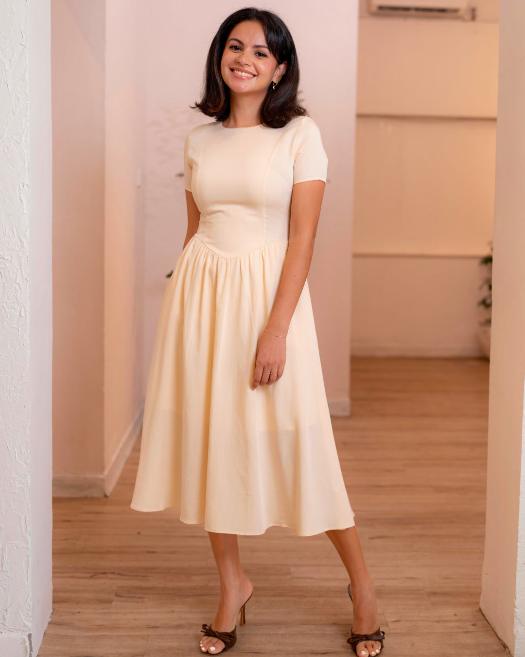 Celina Dress - Off White