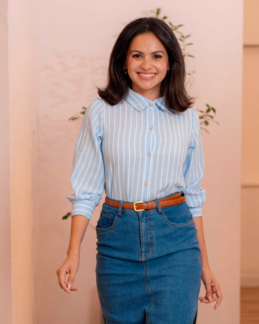Clara Shirt - Light Blue