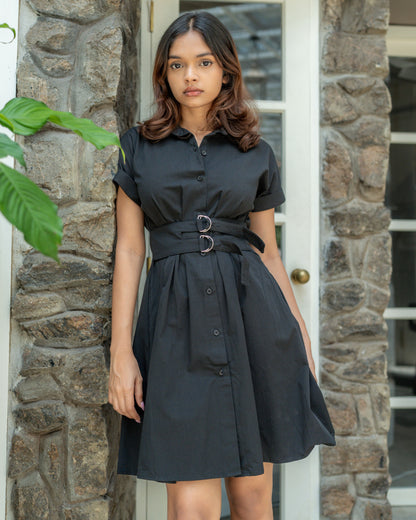 Café Noir Dress - Black