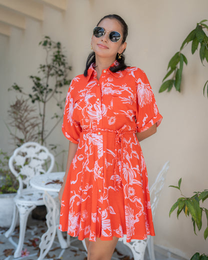 Sunset Bloom Dress