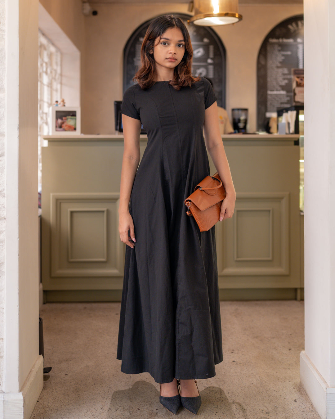 Moonlit Café Dress