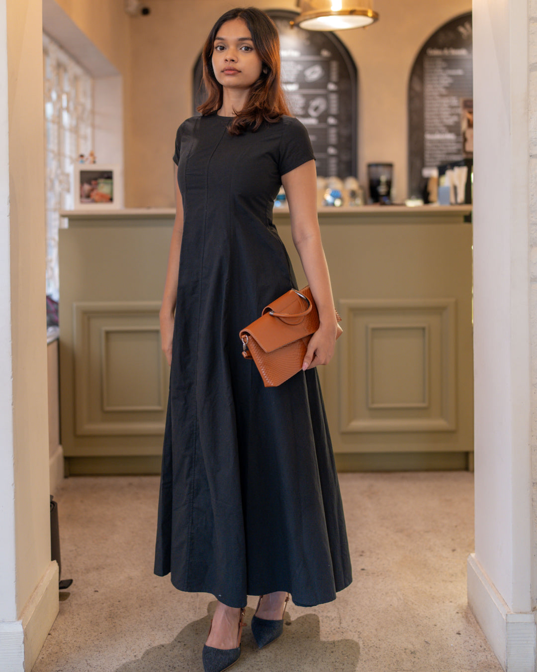 Moonlit Café Dress