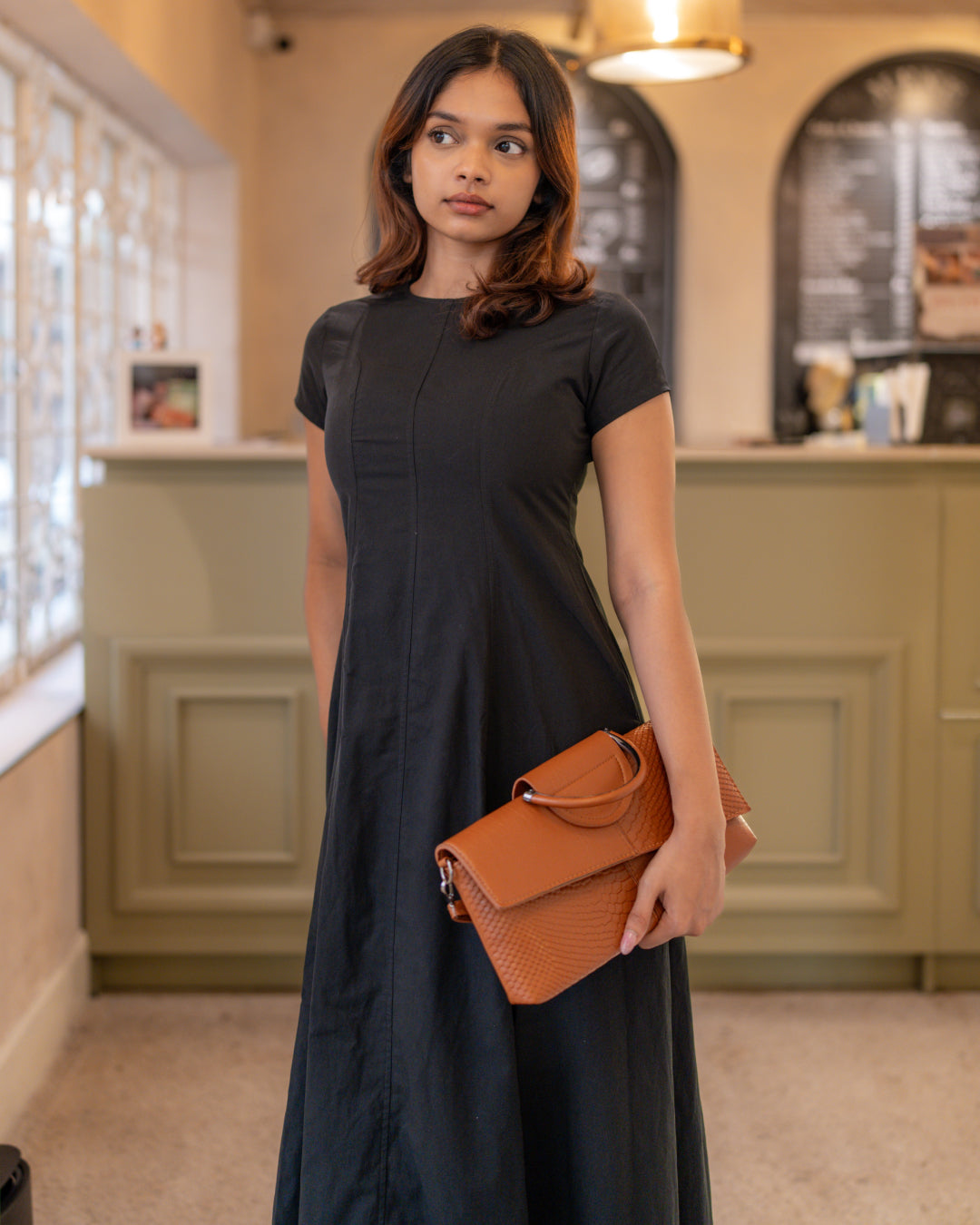 Moonlit Café Dress
