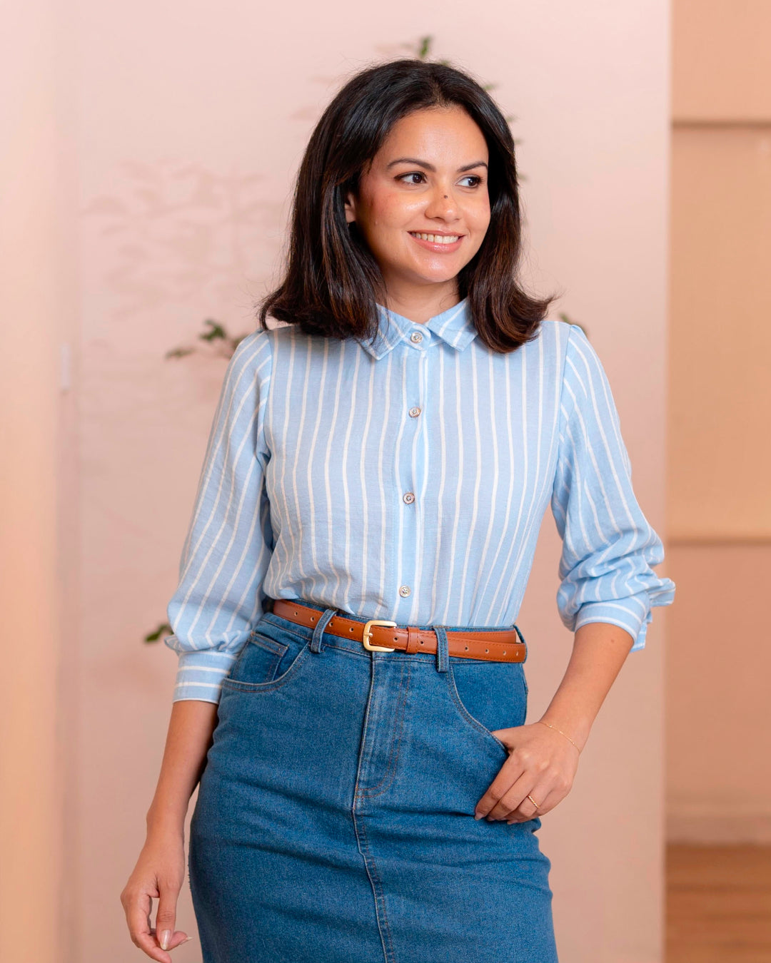 Clara Shirt - Light Blue