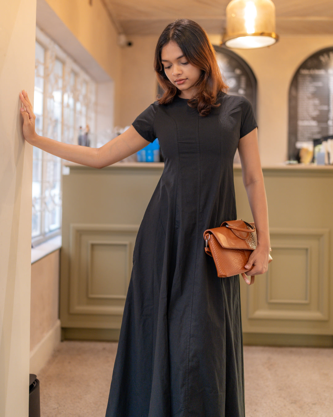 Moonlit Café Dress
