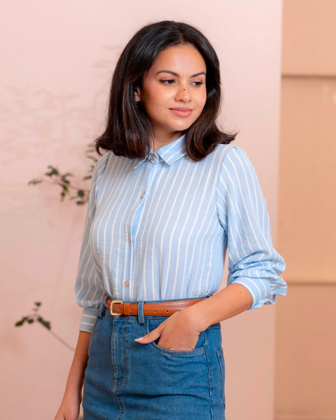 Clara Shirt - Light Blue