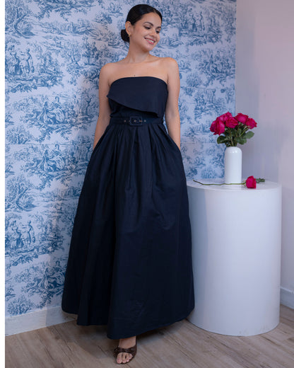 Nightfall Dress - Navy