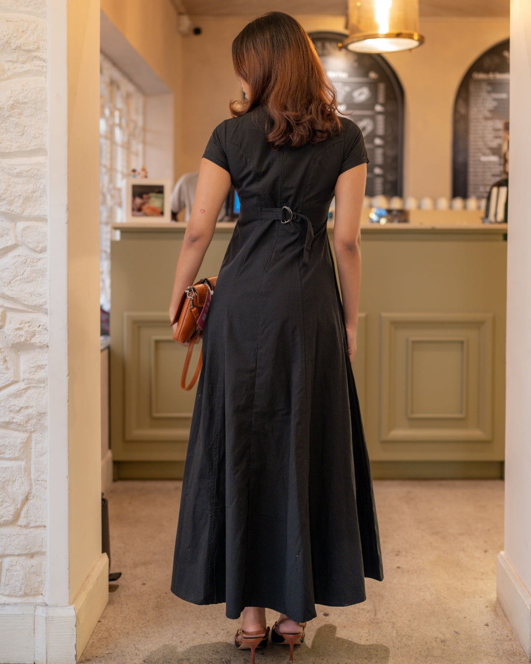 Moonlit Café Dress