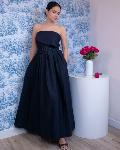 Nightfall Dress - Navy