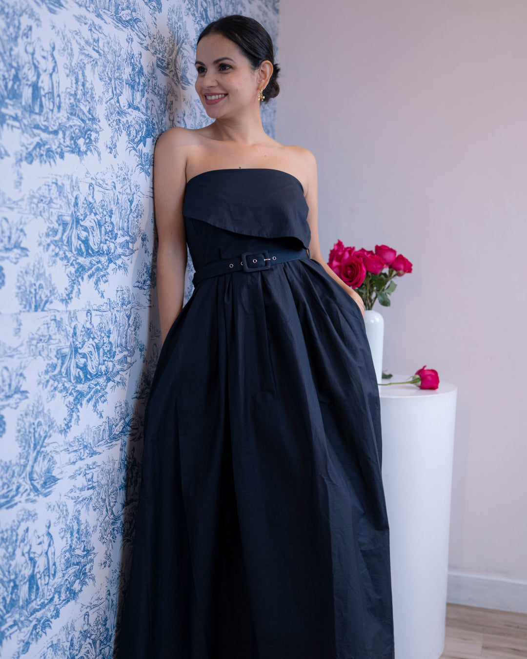 Nightfall Dress - Navy