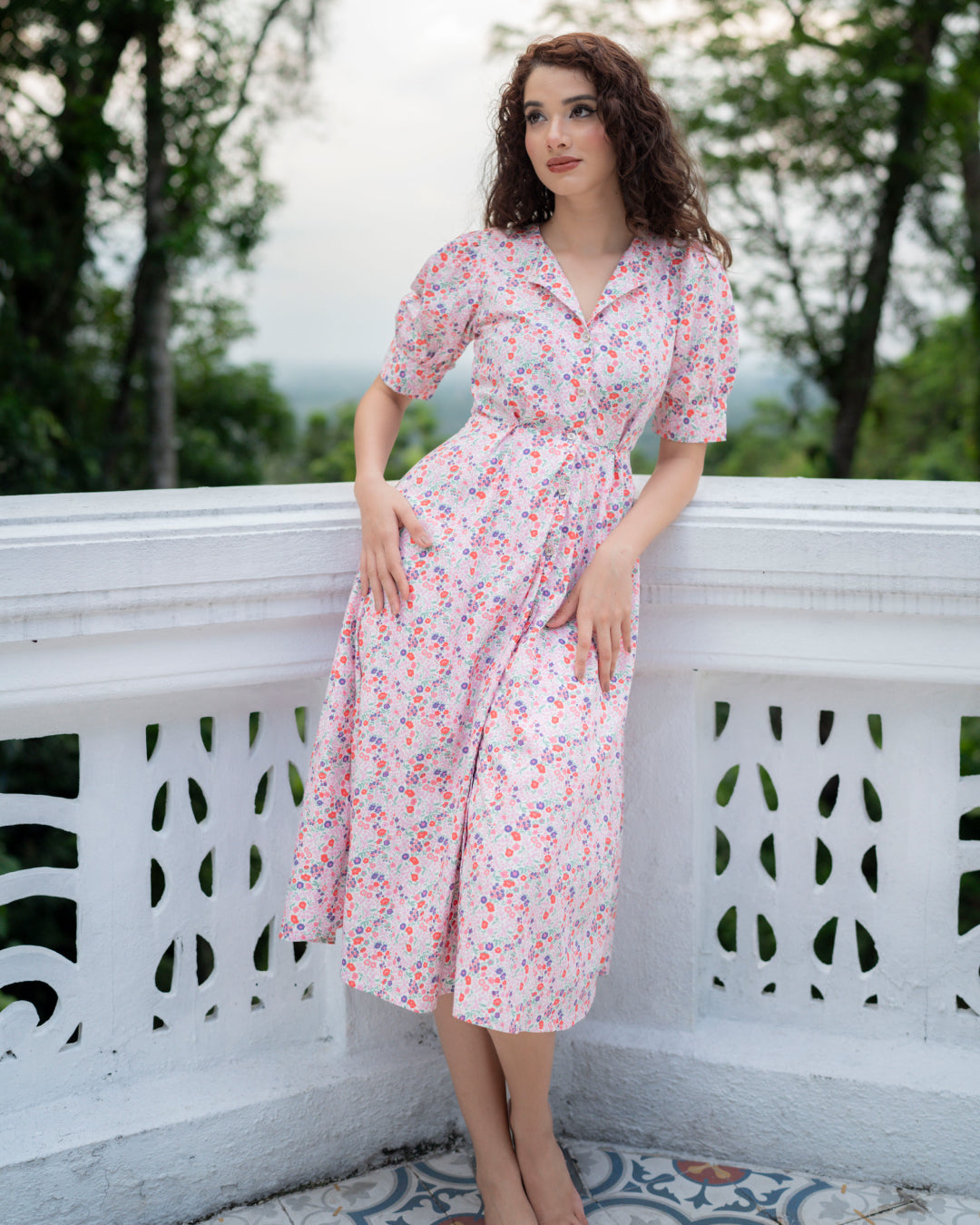 Whipped Cream Dress - Pink Floral