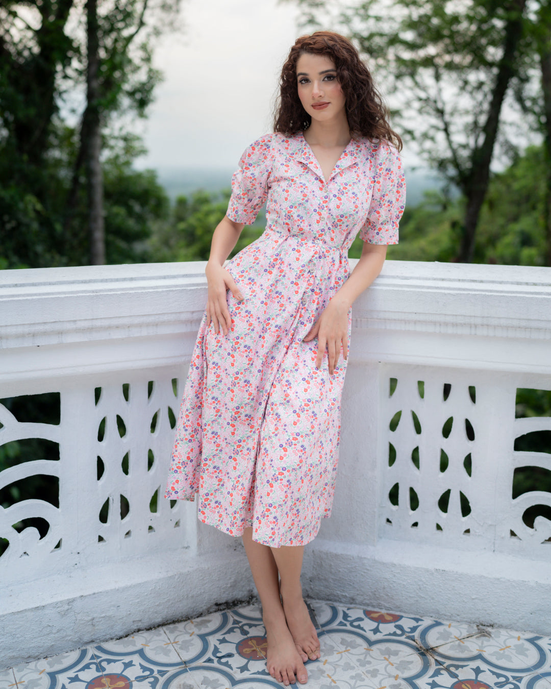 Whipped Cream Dress - Pink Floral